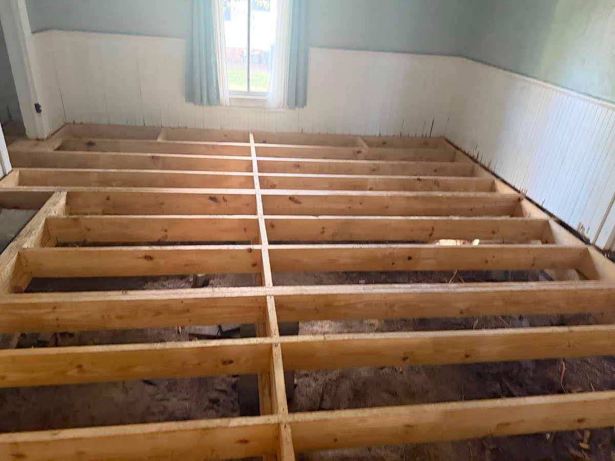 Floor system rebuild by JMO Construction LLC