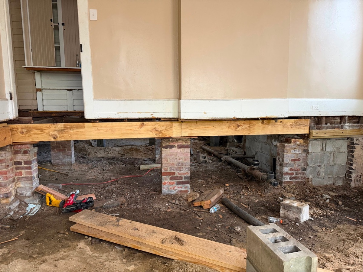 Structural support work by JMO Construction LLC